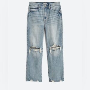 Studio Blue Dawn High Rise Wide Leg Crop Jean, size 29